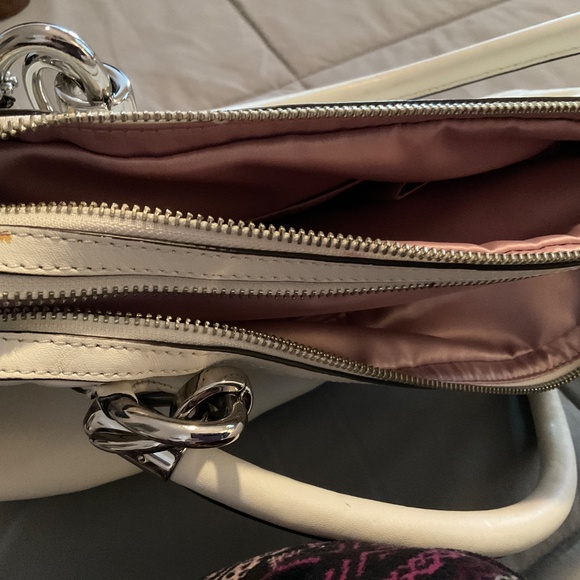 Coach white leather double satchel - Picture 7 of 7